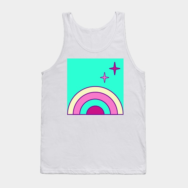 color pop rainbow Tank Top by stupidpotato1